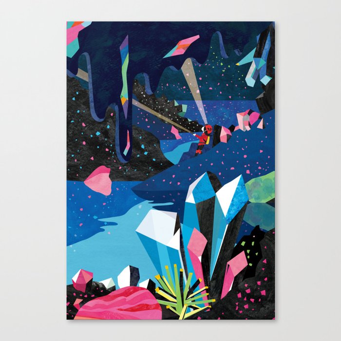 Starry Cave Canvas Print