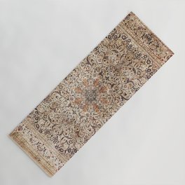 Silk Esfahan Persian Carpet Print Yoga Mat