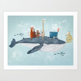 whale song Art Print