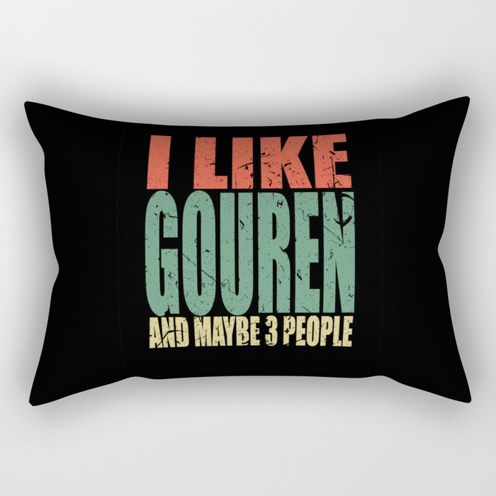 Gouren Saying funny Rectangular Pillow