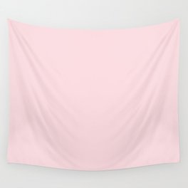 Millennial Pink Solid Blush Rose Quartz Wall Tapestry