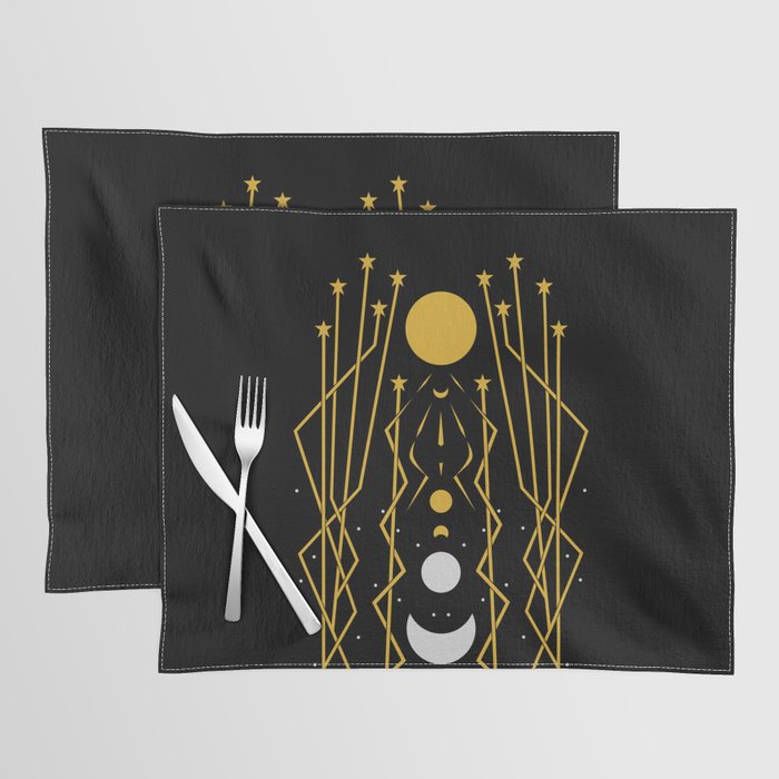 Sun Moon And Stars Placemat