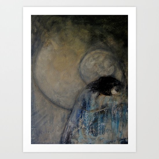 dreaming in tennyson's tower Art Print