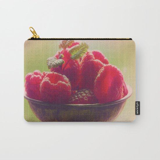 Raspberries fruit enjoyment Carry-All Pouch