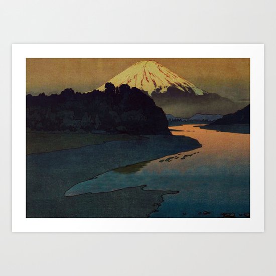 Sunset at Aga Art Print