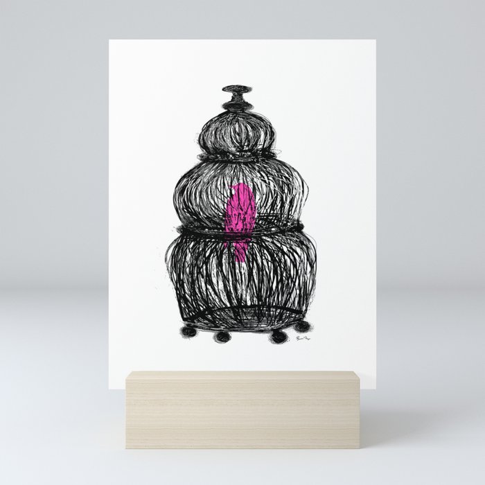 Brooke Figer - Caged Mini Art Print