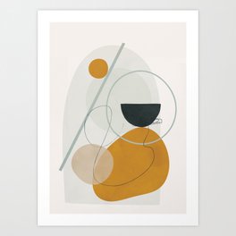 Abstract Shapes No.30 Art Print