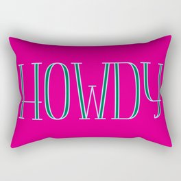 Howdy 03 Rectangular Pillow