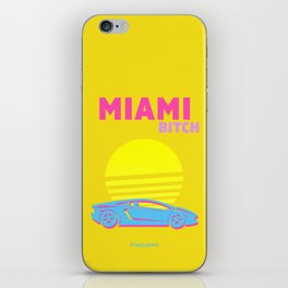 Miami Bitch iPhone Skin