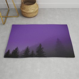 Ultra Violet Fog - Seward Alaska Rug