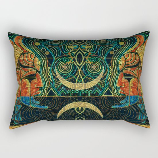 They Who Drink Chaos Rectangular Pillow