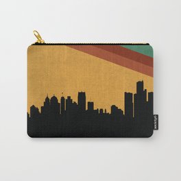 Detroit Skyline Carry-All Pouch | Landscape, Attractions, Buildings, Village, Lifecity, Usa, Graphicdesign, City, Landmarks, Unitedstates 