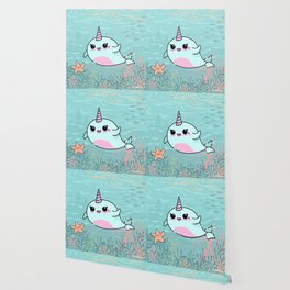 Narwhals Wallpaper For Any Decor Style Society6