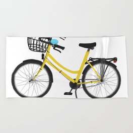 I want to ride my bicycle Beach Towel