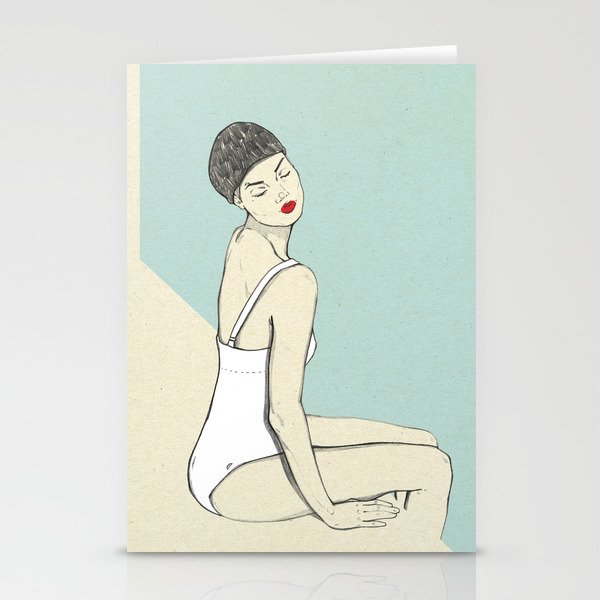 Swimmer Stationery Cards