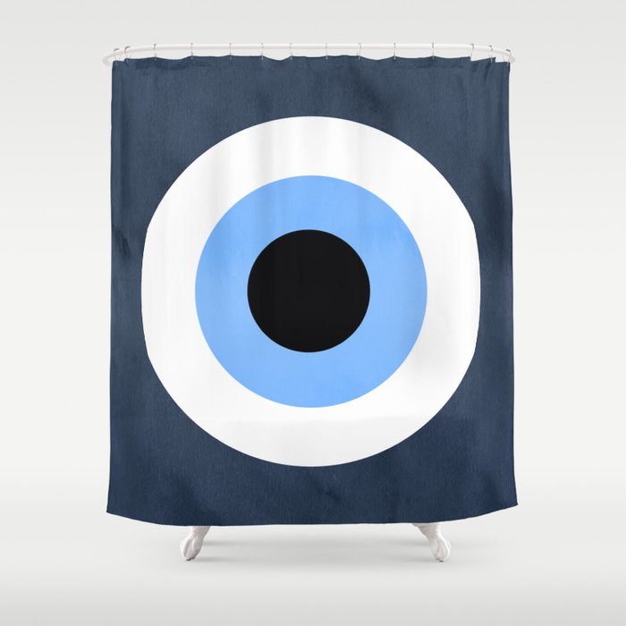 Evil Eye Shower Curtain