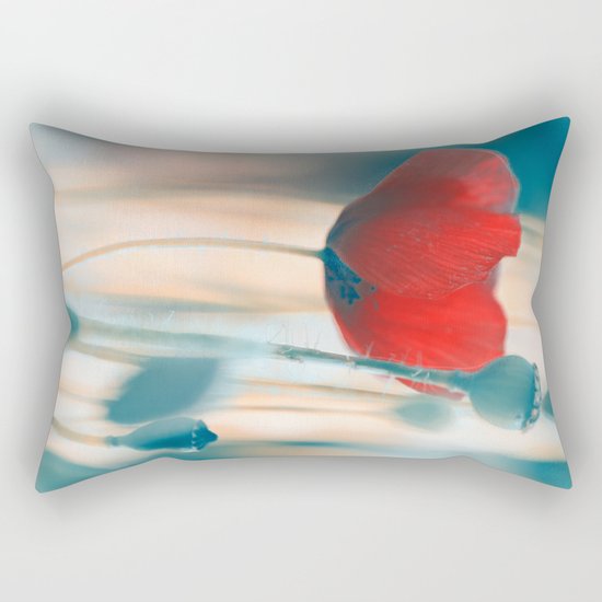 Poppies(radiance). Rectangular Pillow