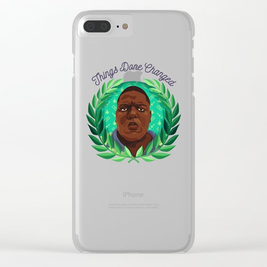 NOTORIOUS Clear iPhone Case