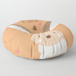 Be Kind  Bunnies Easter Day Floor Pillow