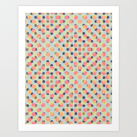 Carnival Confetti Art Print