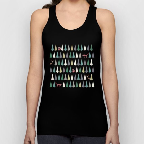 Forest Animals Unisex Tank Top