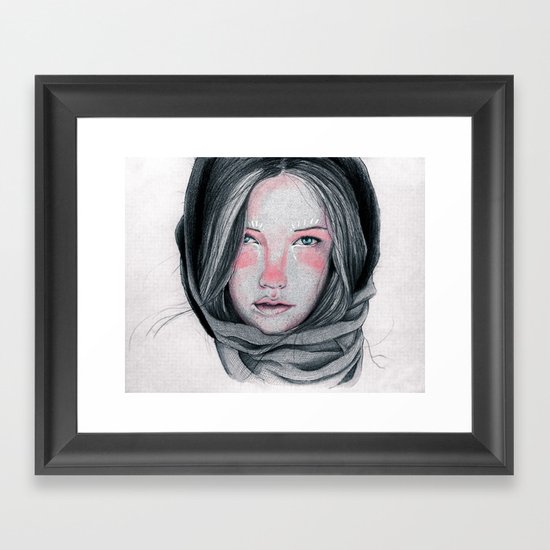 Tender Look Framed Art Print