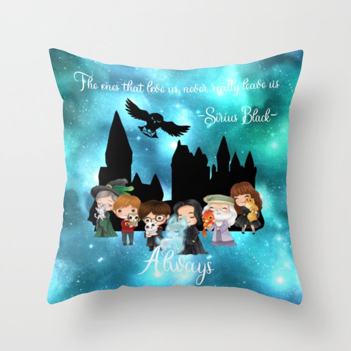 Always HP Snape and Sirius Throw Pillow