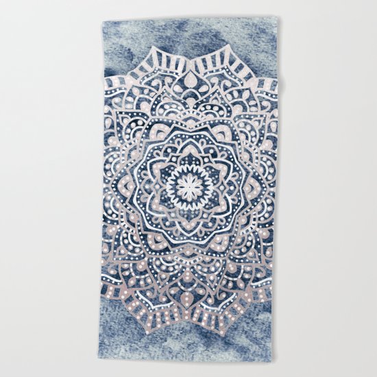 SERENITY MANDALA Beach Towel