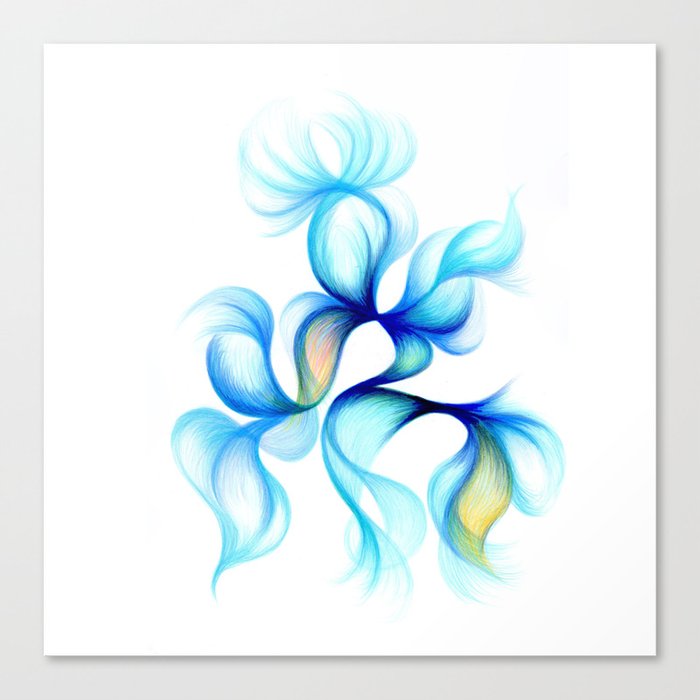 Ethereal Azure Canvas Print