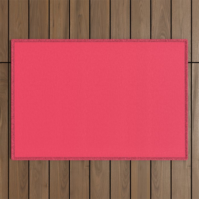 Sizzling Red Outdoor Rug