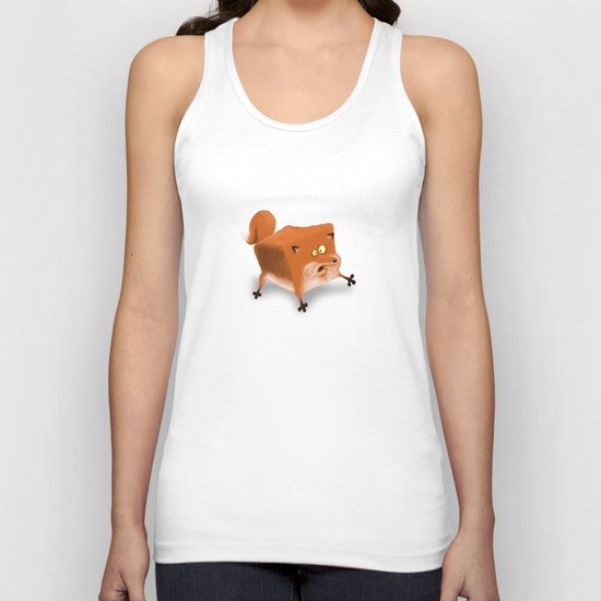 Box in a Fox Unisex Tank Top
