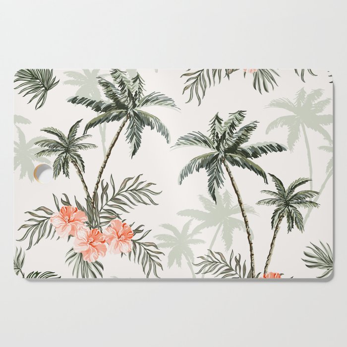 Tropical Palm Trees Cutting Board