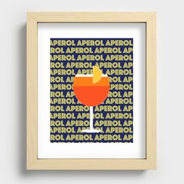 Aperol Spritz Recessed Framed Print