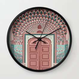Jaipur Lotus Gate  Wall Clock