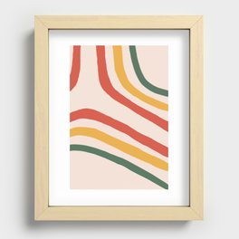 abstract colors Recessed Framed Print