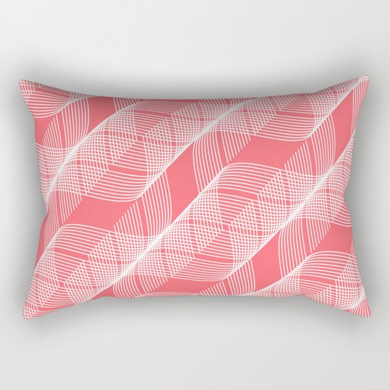 Helix Coral Rectangular Pillow