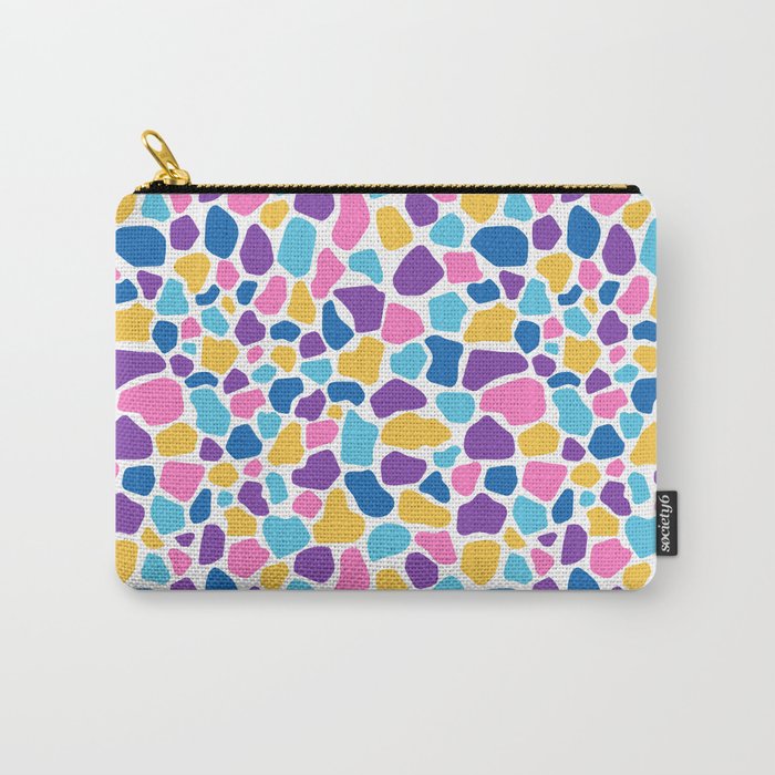 Colorful print with imitation giraffe skin Carry-All Pouch