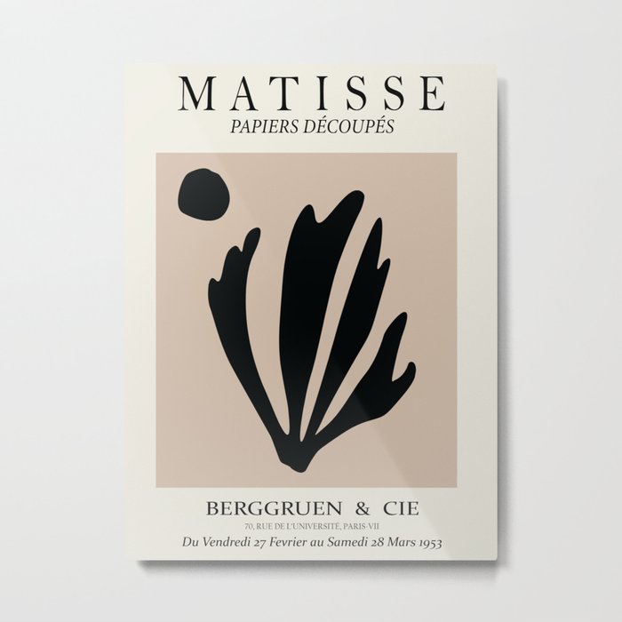 Matisse cutoff - abstract cutoff Metal Print