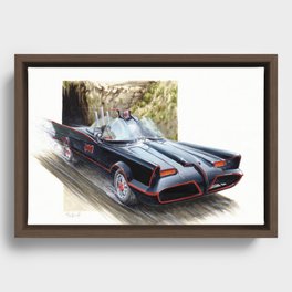 Batmobile '66 Framed Canvas