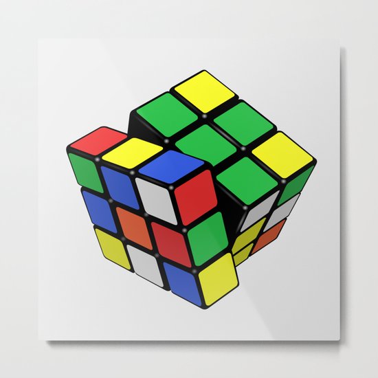 Magic Cube Rubik's_cube Metal Print