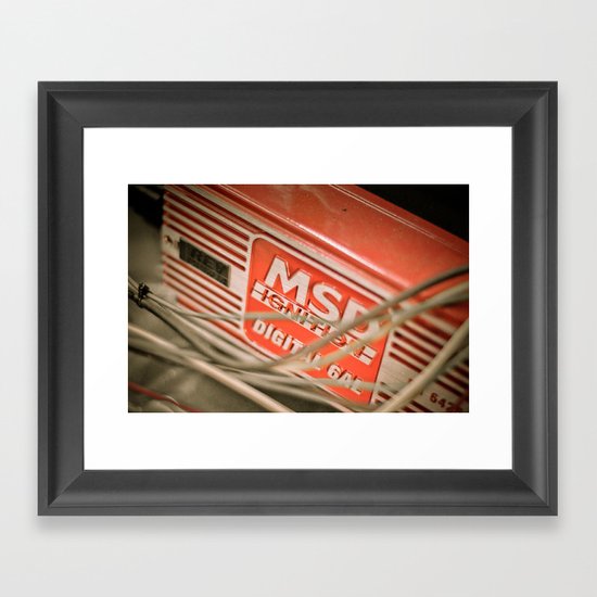Under the Hood 3 Framed Art Print