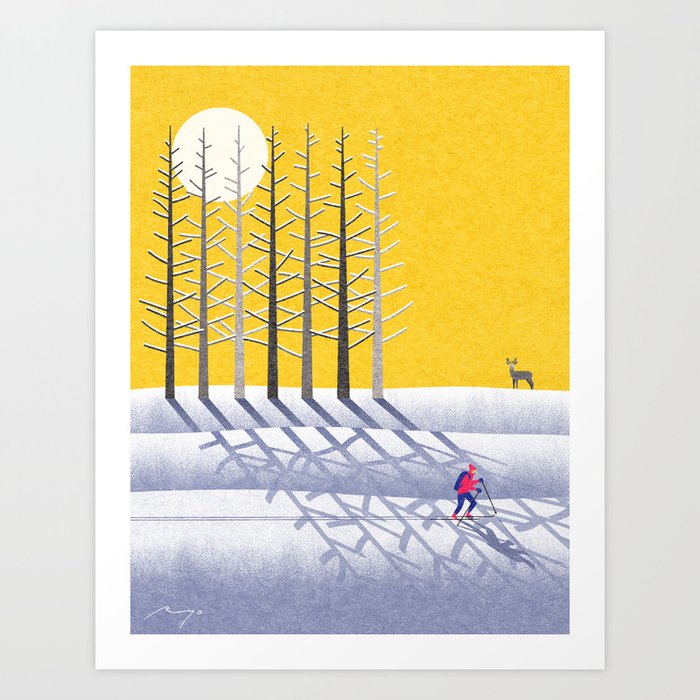 Ski Holidays (2015) Art Print