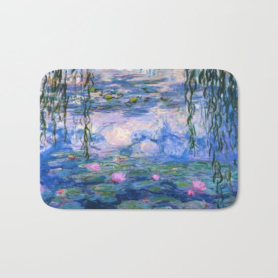Water Lilies Monet Bath Mat