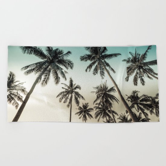 Palm Trees Beach Towel