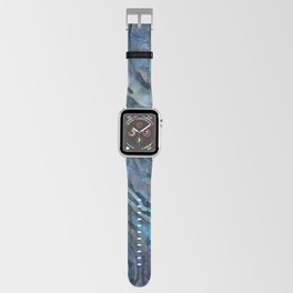 Blue Teal Luxury Gemstone Marble Texture Apple Watch Band