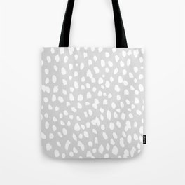 Dalmatian in White and Gray Tote Bag