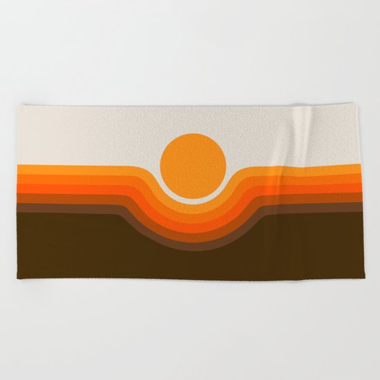 Golden Canyon Beach Towel