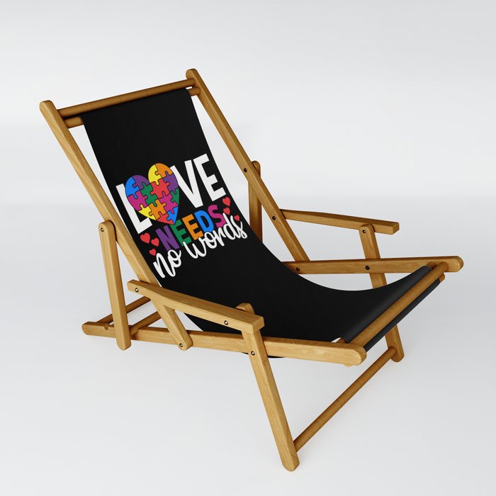Love Needs No Words Autism Sling Chair