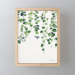 Eucalyptus Watercolor 2  Framed Mini Art Print