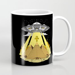 Alien Abduction Egyptian Pyramids Anunnaki UFO Coffee Mug